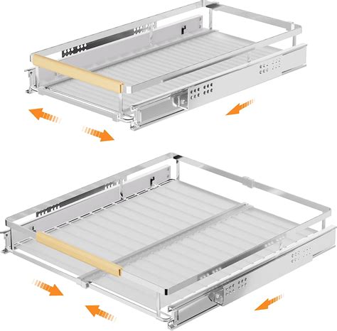 expandable pull out cabinet shelves